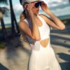 Cycling Mini Bib Shorts White